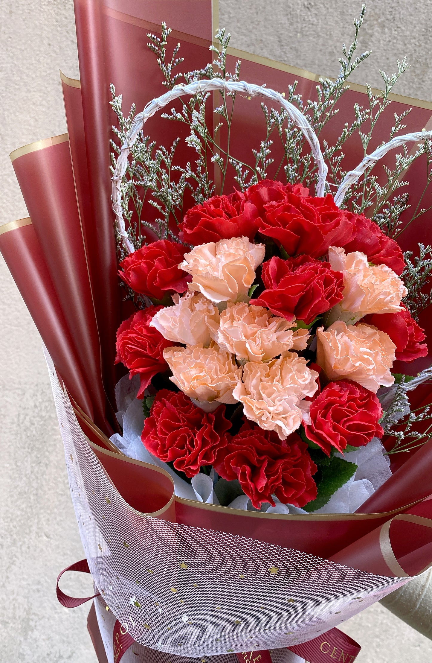 Maritius (RM 170.00) - Soap Flower Carnations