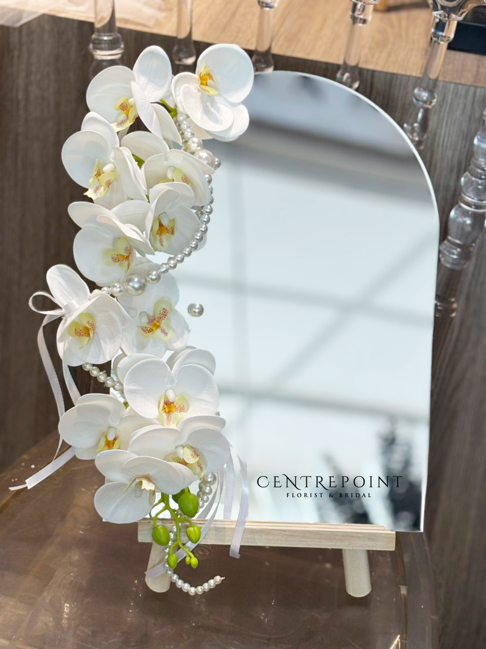 Table Acrylic Mirror Board With Stand 136 (RM 130.00)