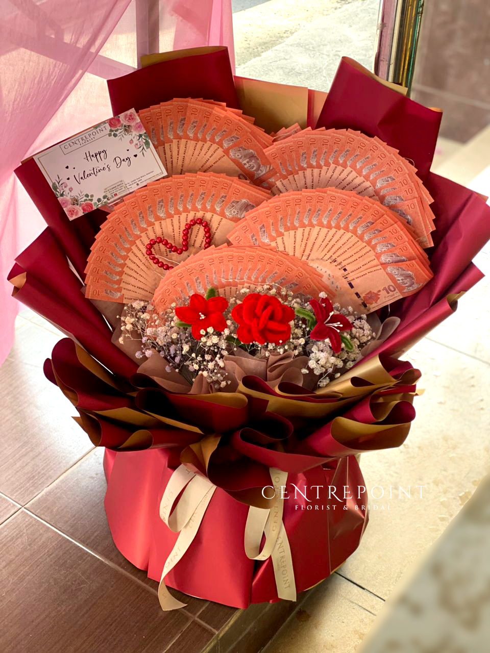 Cash Note Bouquet 167 (RM 300.00)