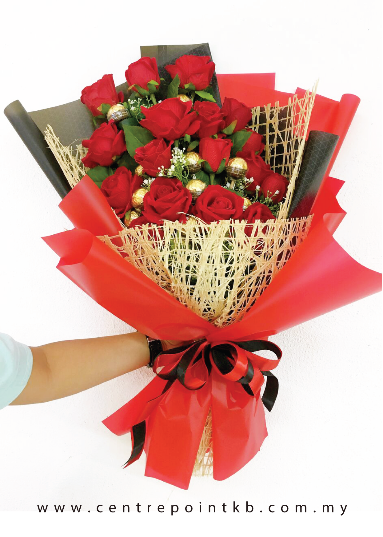 Doublewoot - AF Velvet Rose Bouquet 04 (RM 250.00)