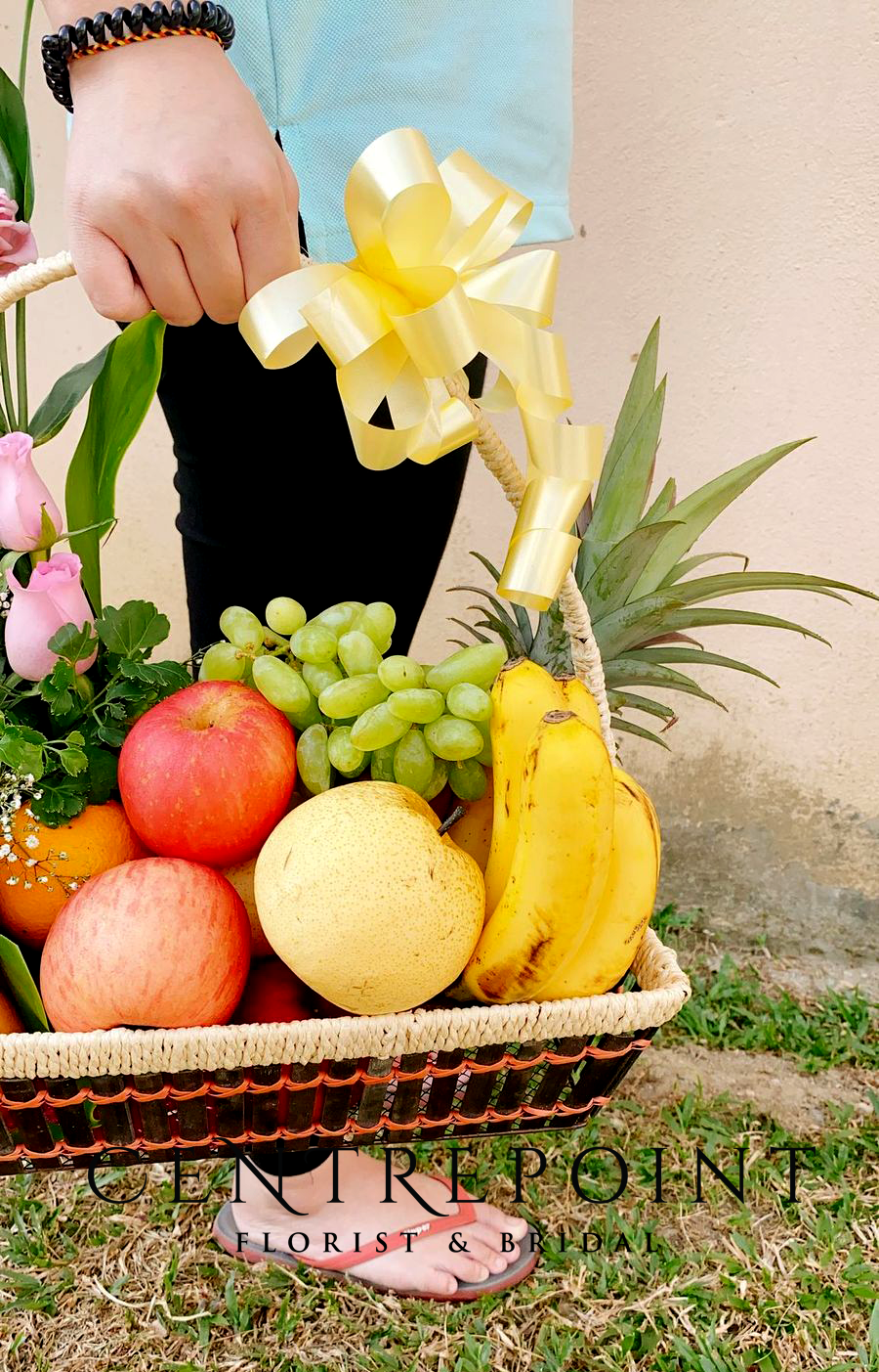 Fresh-Fruity with flower Basket 001 (RM 200.00)