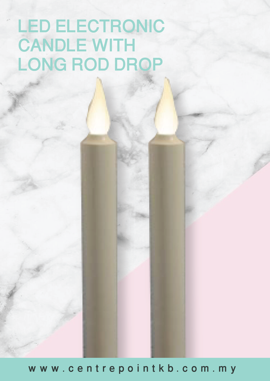 LED Electronic Candle With Long Rod DRop