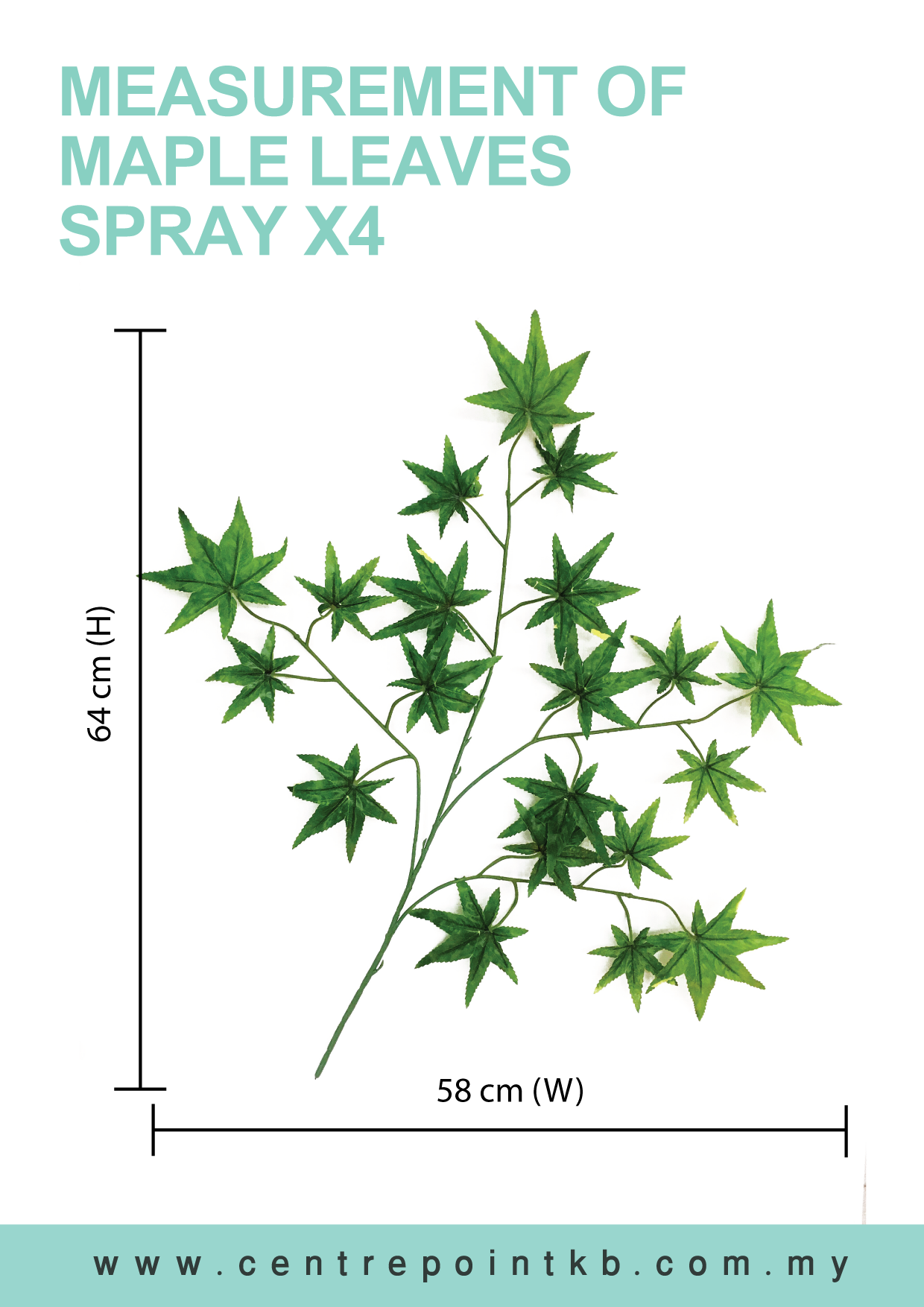 Maple Leaves Spray X4 (Pieces/Dozen)