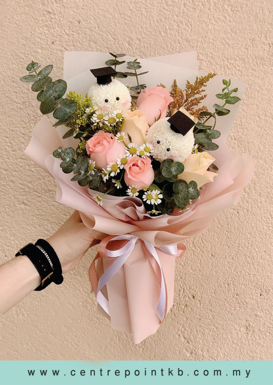 Pastel Graduation Bouquet (RM 120.00)