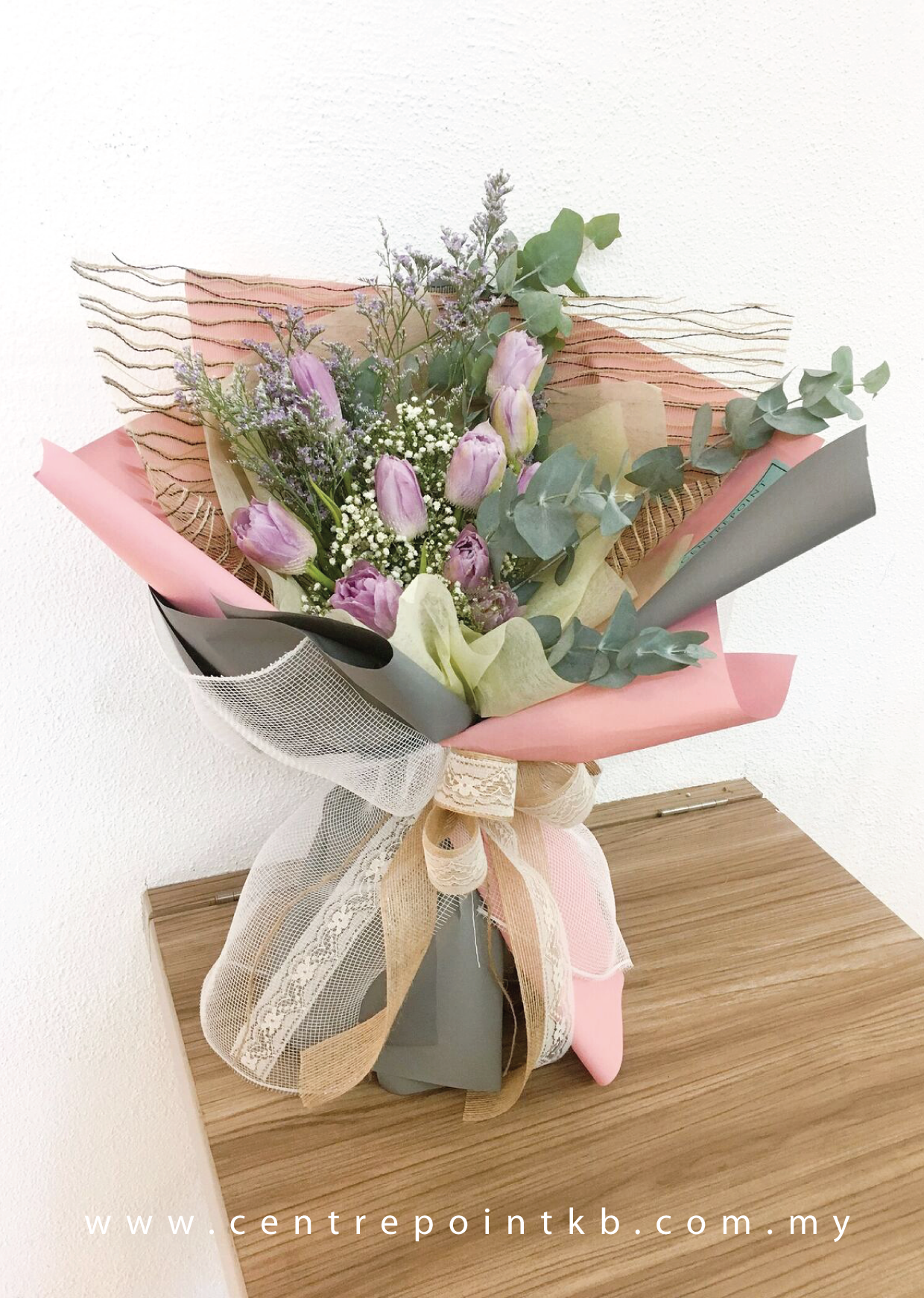 Purple Tulips (RM 270.00)