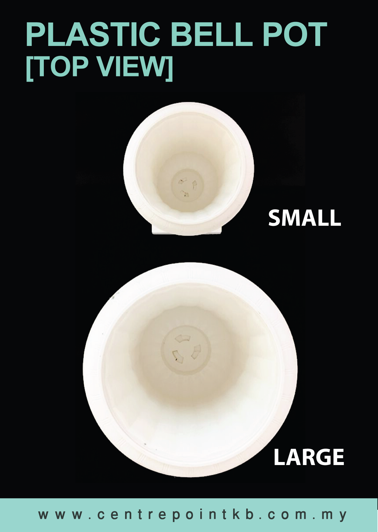 Plastic Bell Pot (Pieces)