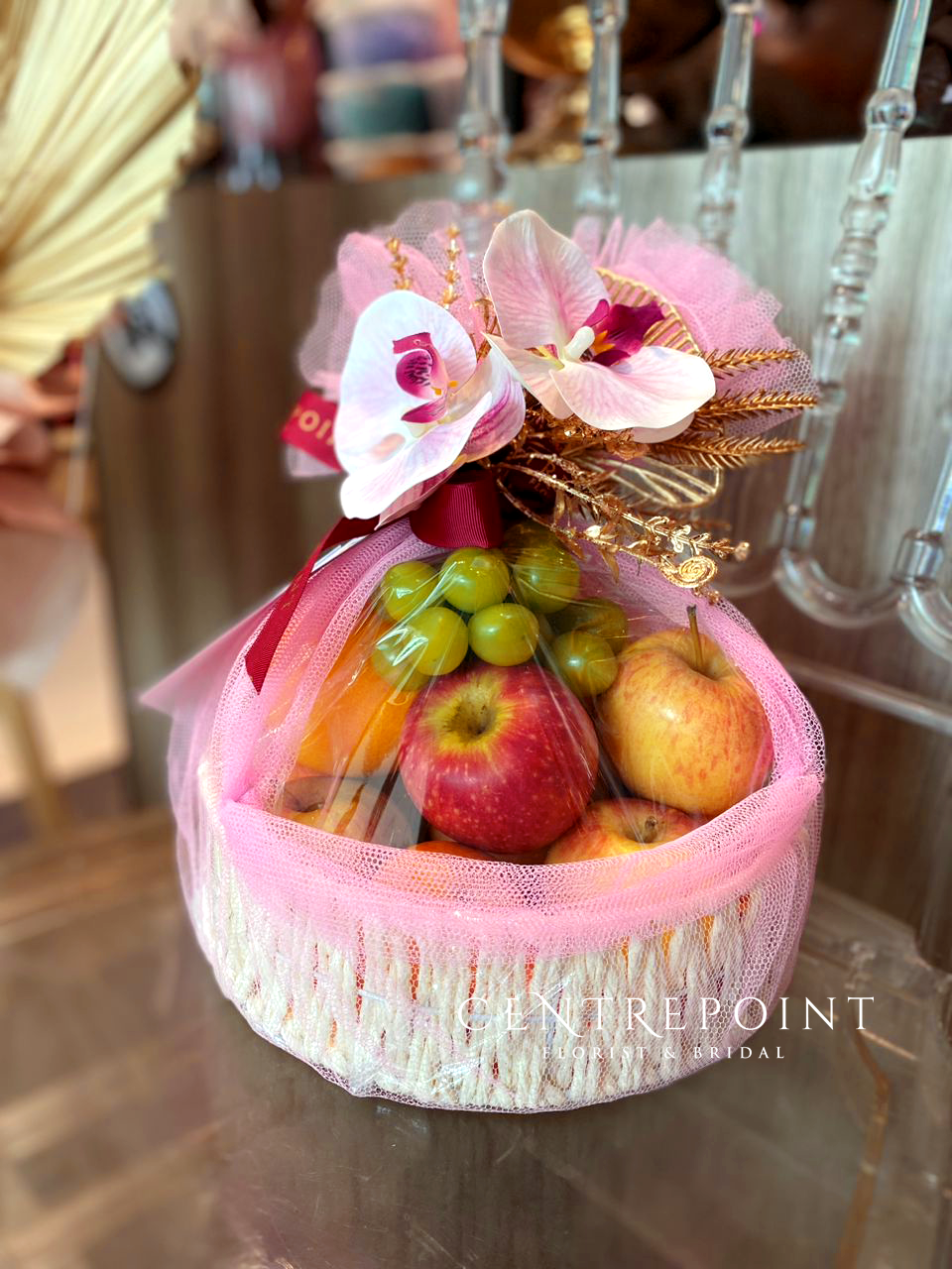 Fruit & Flower Basket 275 (RM 80.00)