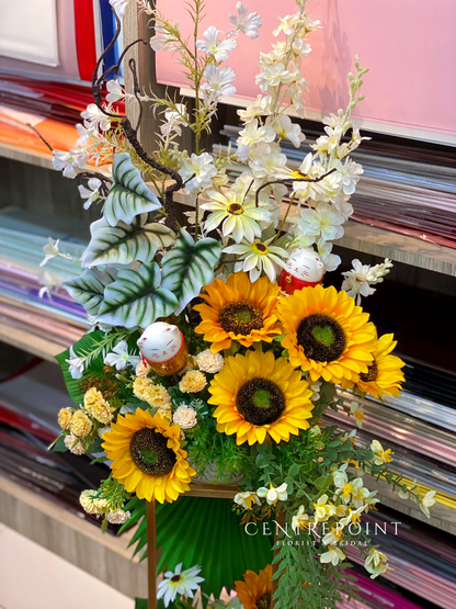 Two Layer AF Sunflower Opening Stand (RM 480.00)