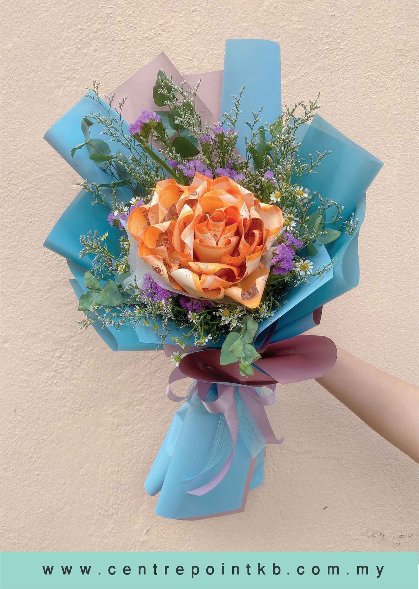 Cash Note Bouquet 021 (RM 140.00)