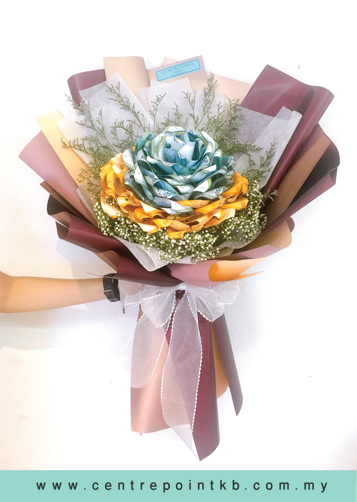 Cash Note Bouquet 016 (RM 300.00)