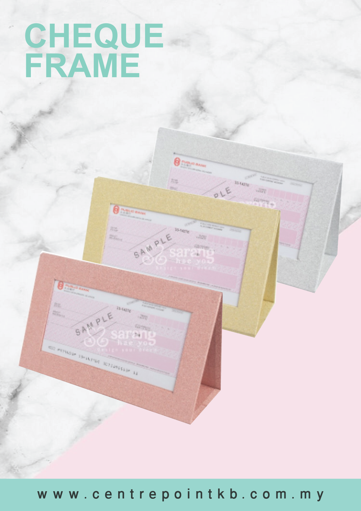 Cheque Frame Templete Cheque Frame – Perniagaan Centrepoint