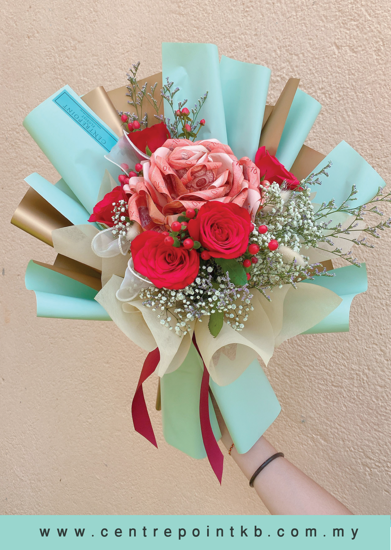 Cash Note Bouquet 017 (RM 130.00)