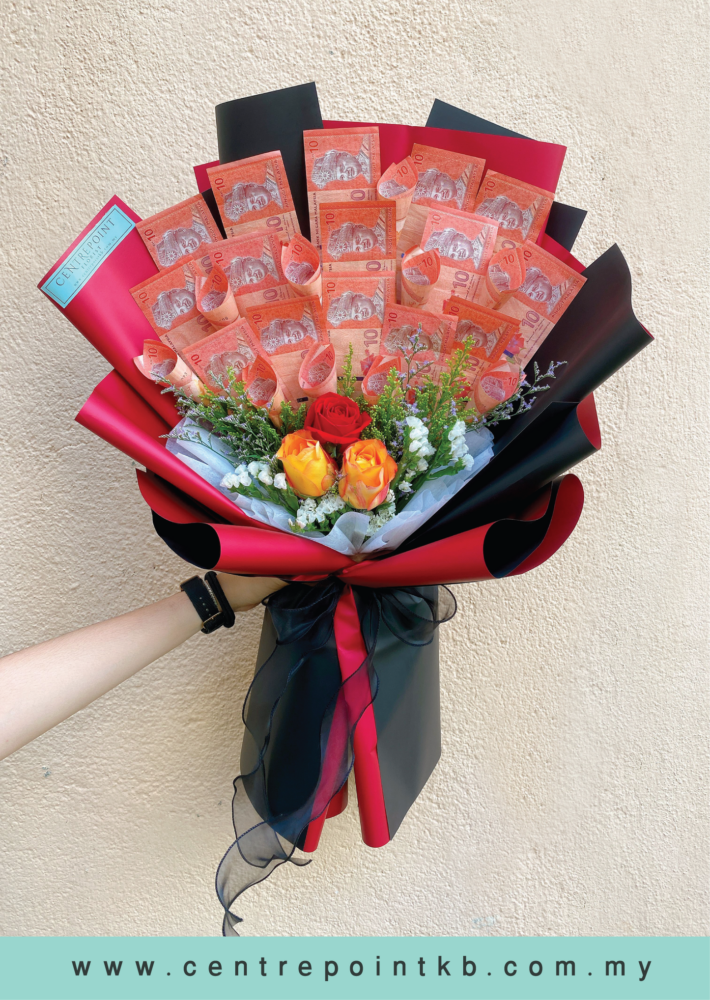 Cash Note Bouquet 020 (RM 130.00)