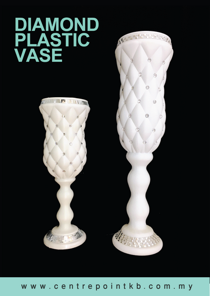 Diamond Plastic Vase  (Pieces)