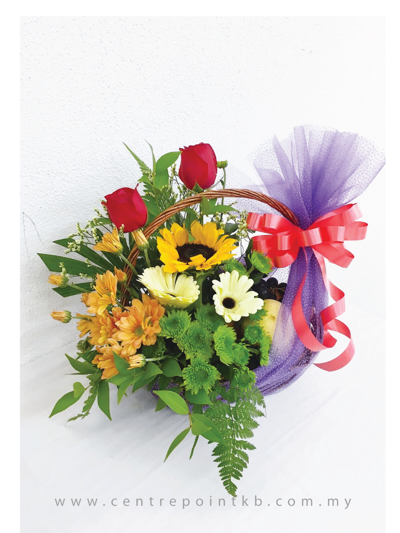 Fruit & Flower Basket 14 (RM 80.00)