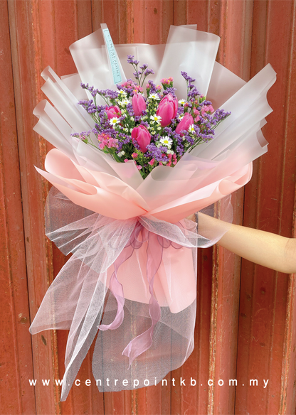 Korean M Tulips Bouquet (RM 270.00)