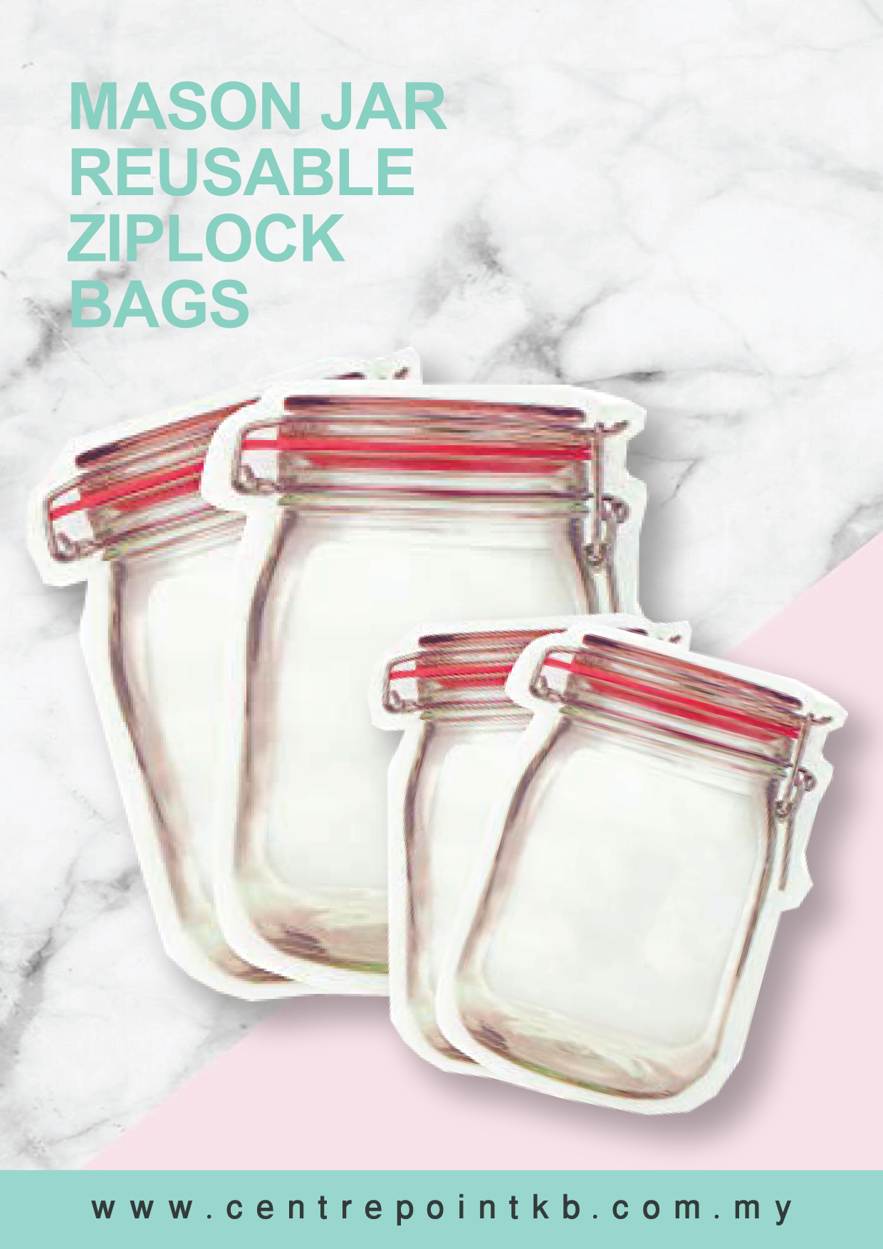 Ziplock mason online jars