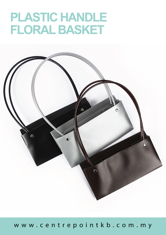 Plastic Handle Floral Basket