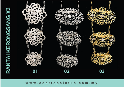 Rantai Kerongsang X3