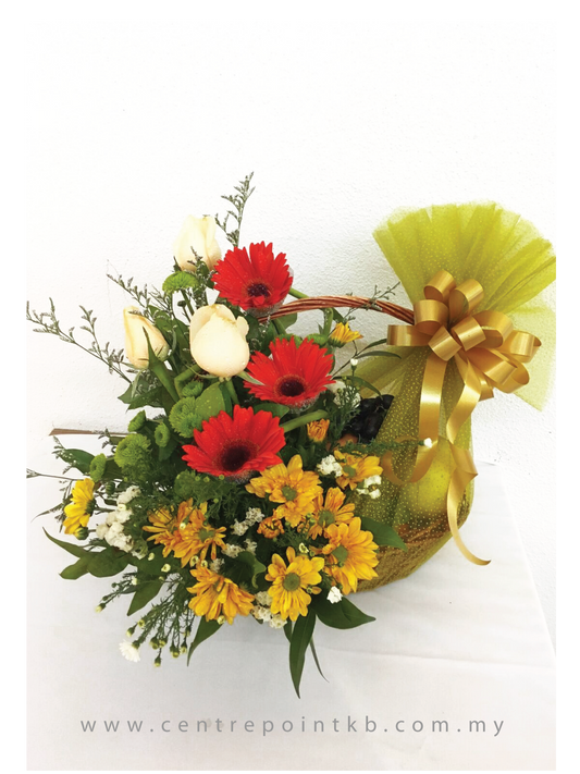 Fruit & Flower Basket 10 (RM 80.00)