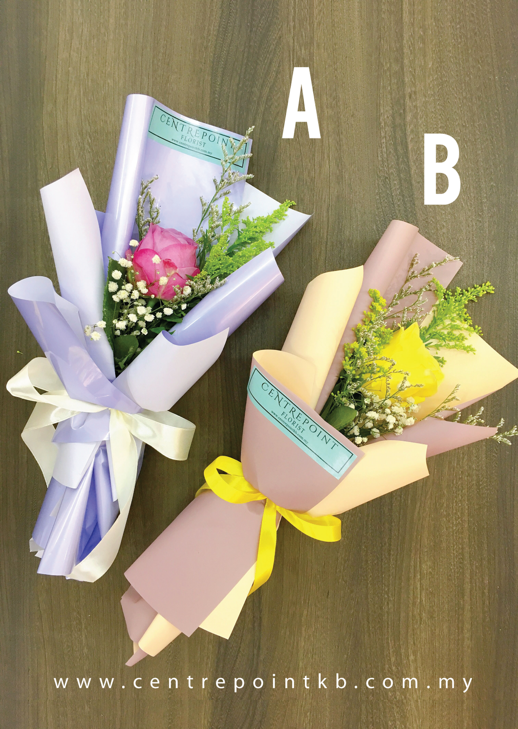 Single Stalk Mini Bouquet RM 15.00 Perniagaan Centrepoint